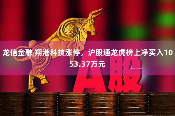 龙信金融 翔港科技涨停，沪股通龙虎榜上净买入1053.37万元